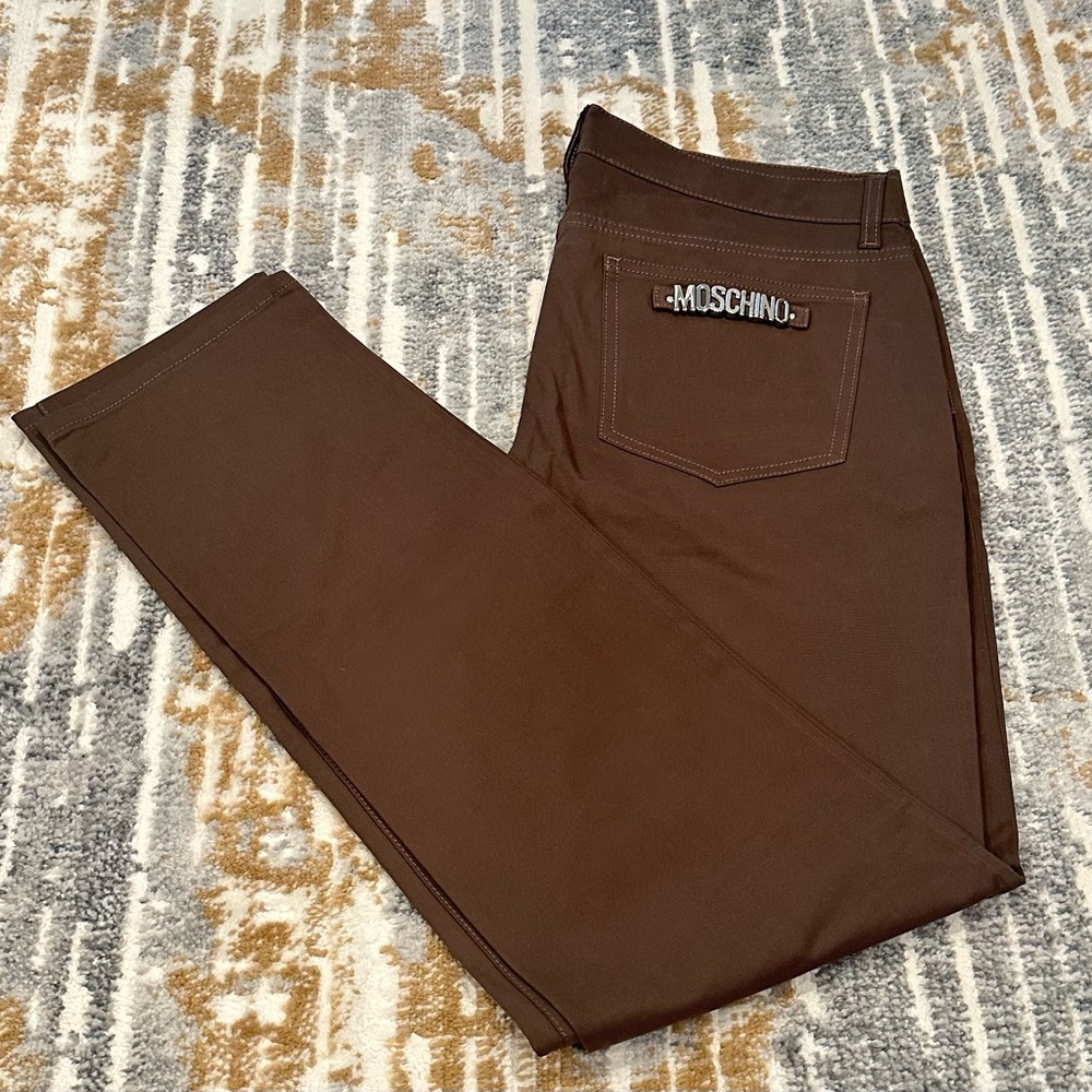 Moschino  Couture Olive trousers. - Picture 12 of 12